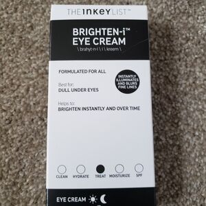 The Inkey List Brighten-i Cream NWT